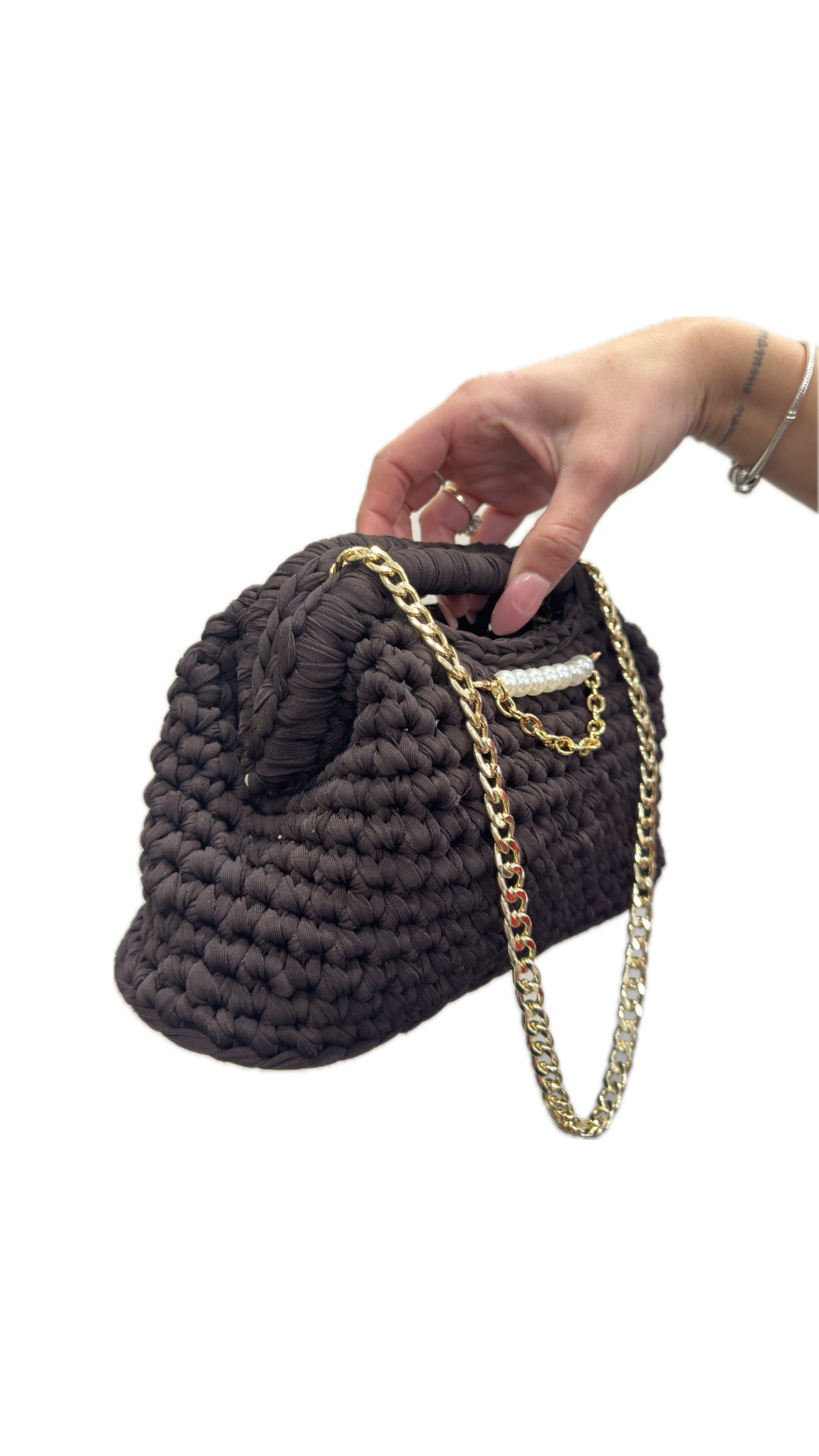 Clutch bag Chocolate Vanchi