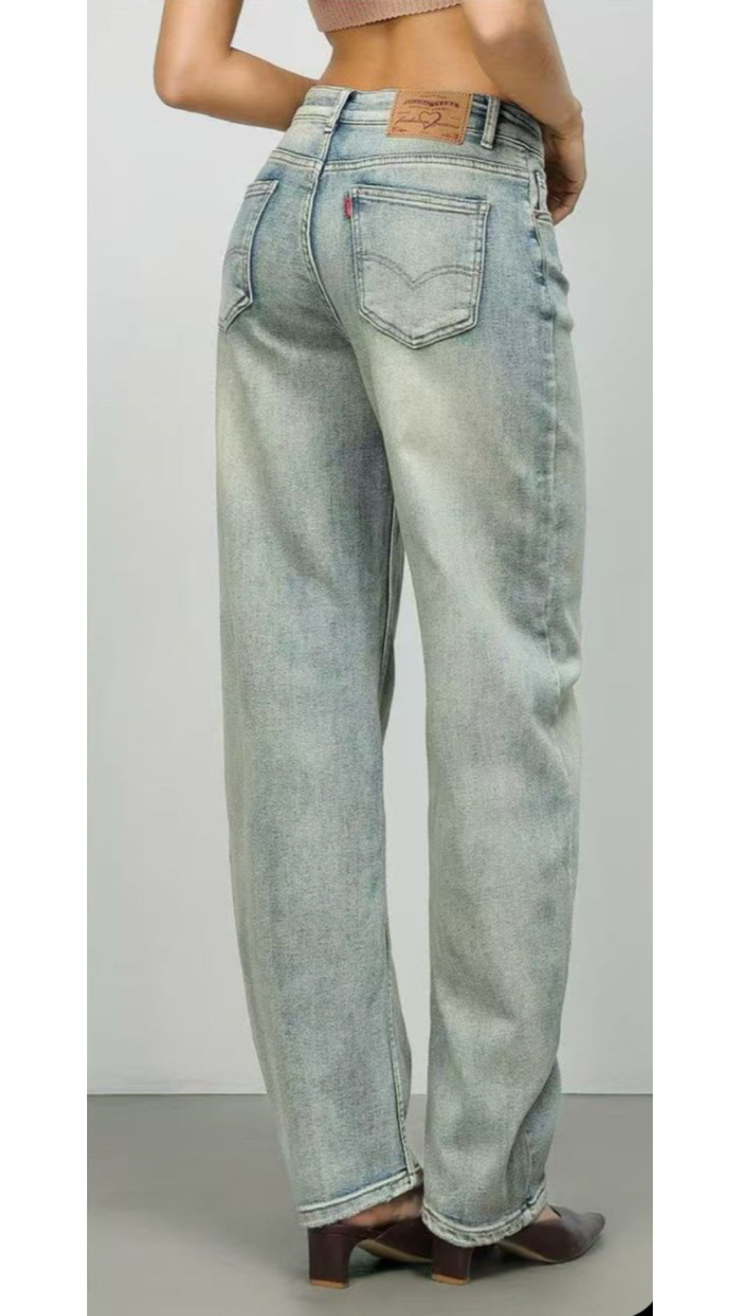 Jeans Balloon a vita alta