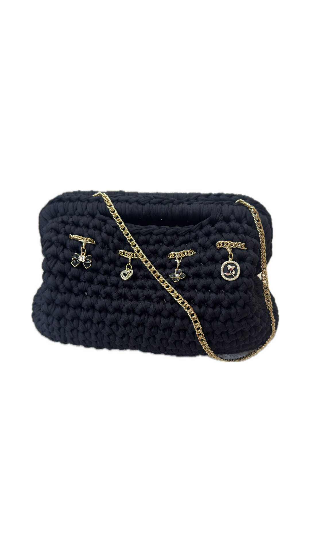 Clutch bag nera “Maya”