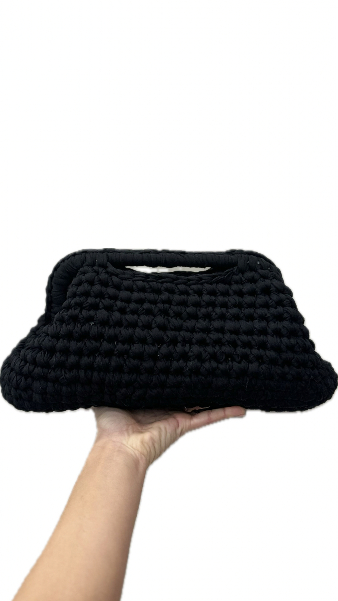 Clutch bag nera Zora