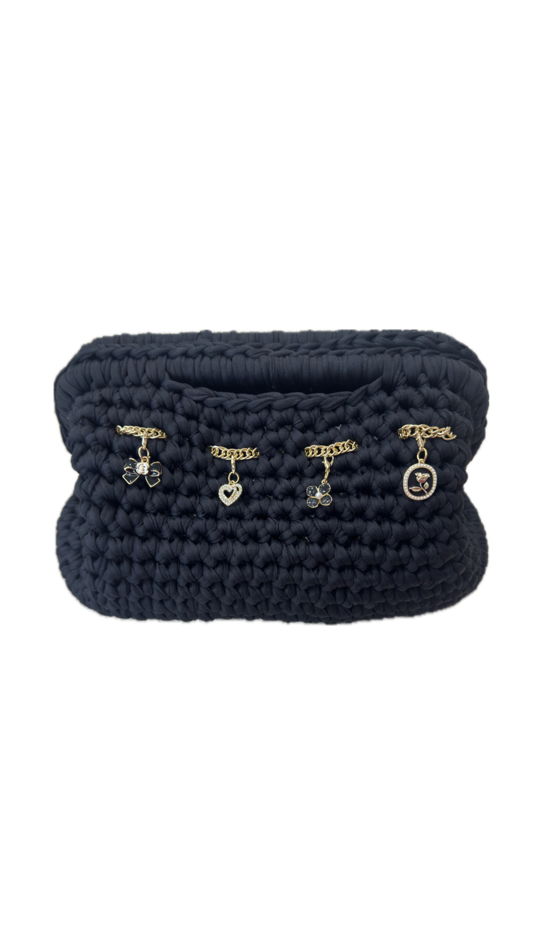 Clutch bag nera “Maya”