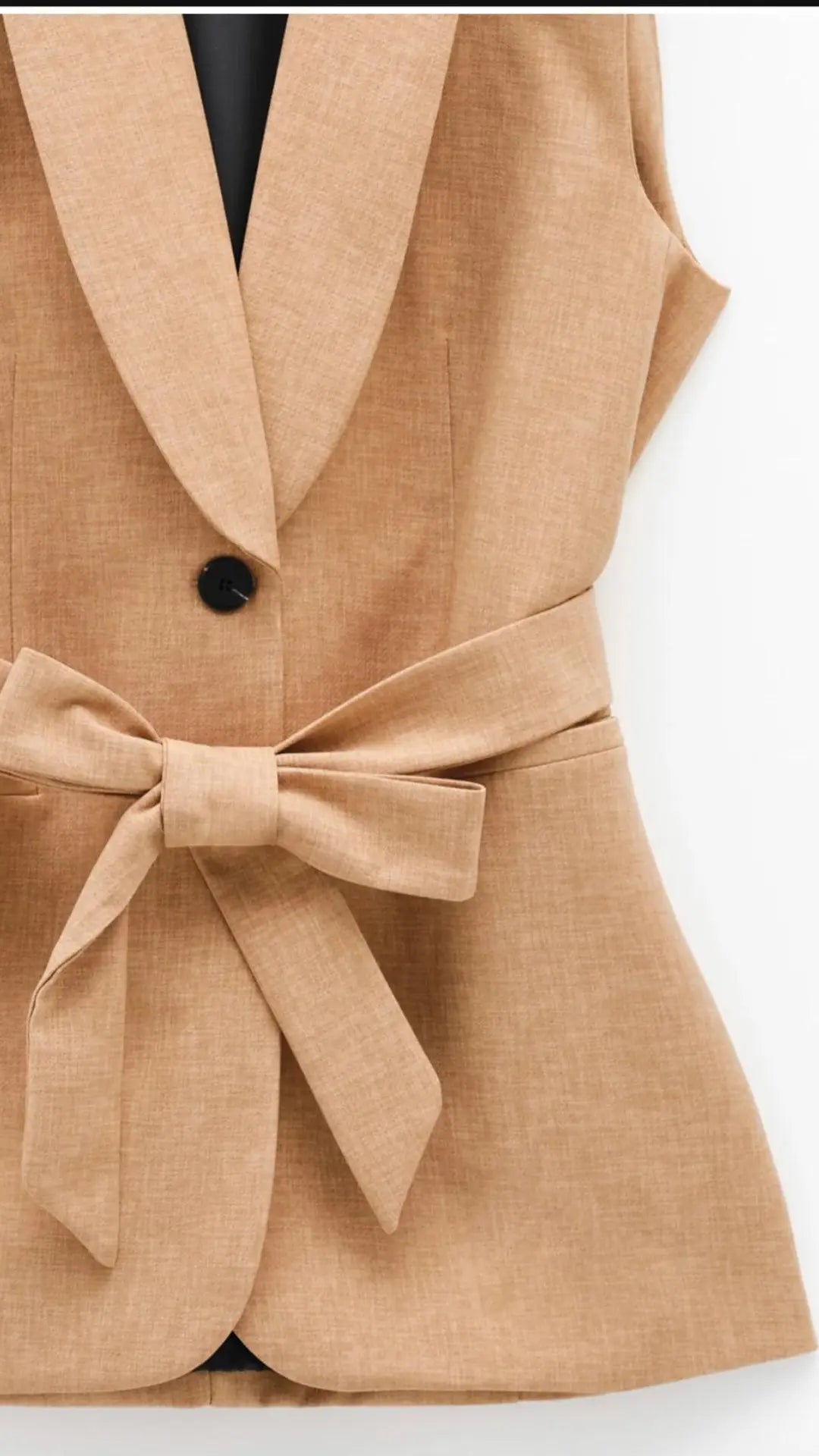 Gilet con cintura Vanchi