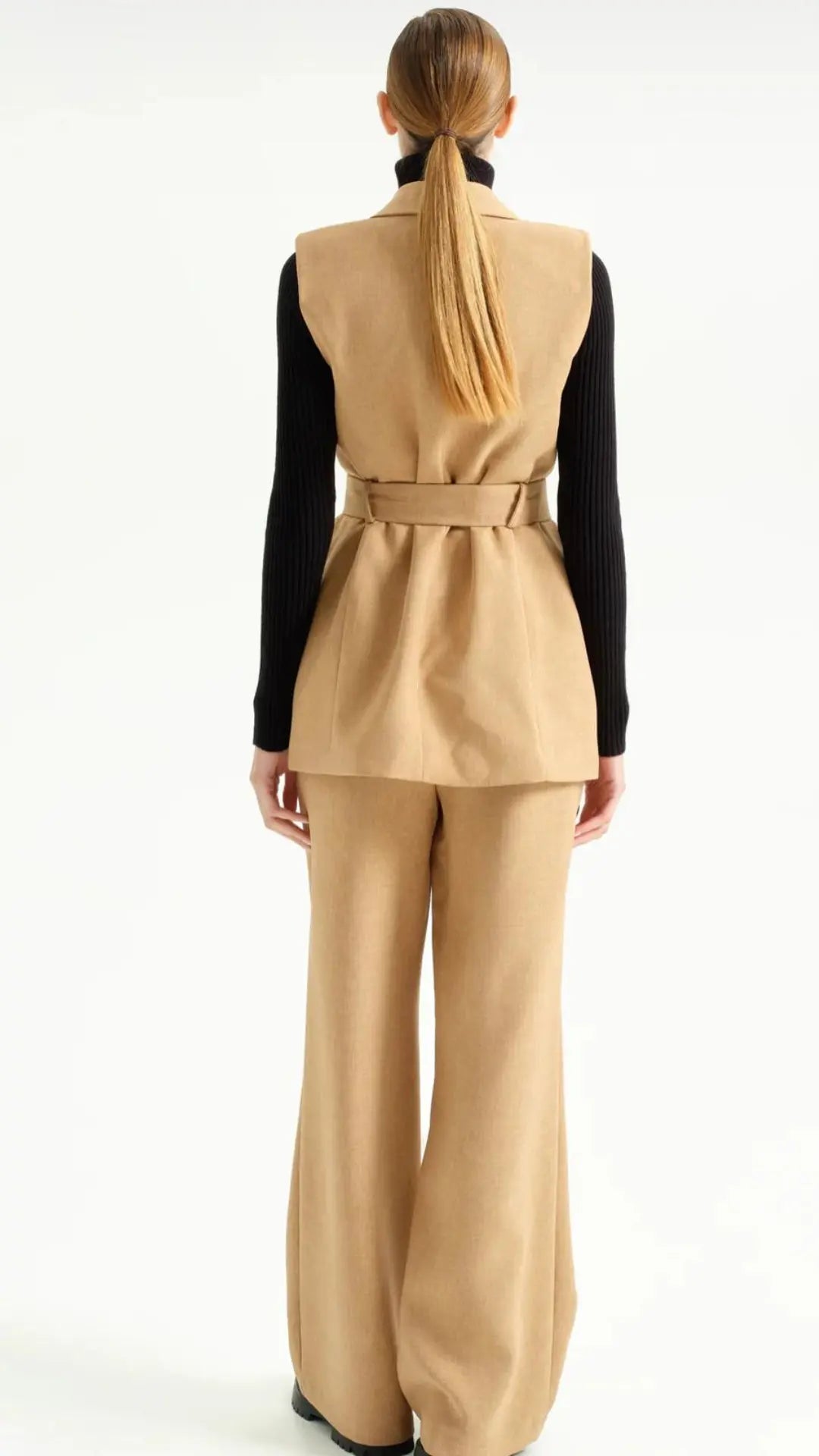 Gilet con cintura Vanchi