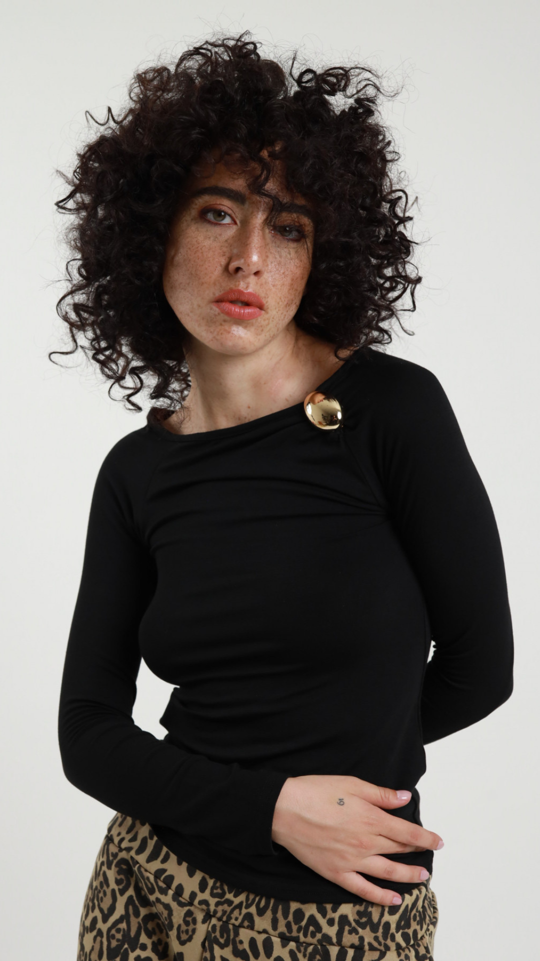 Maglia dettaglio gioiello Vanchi