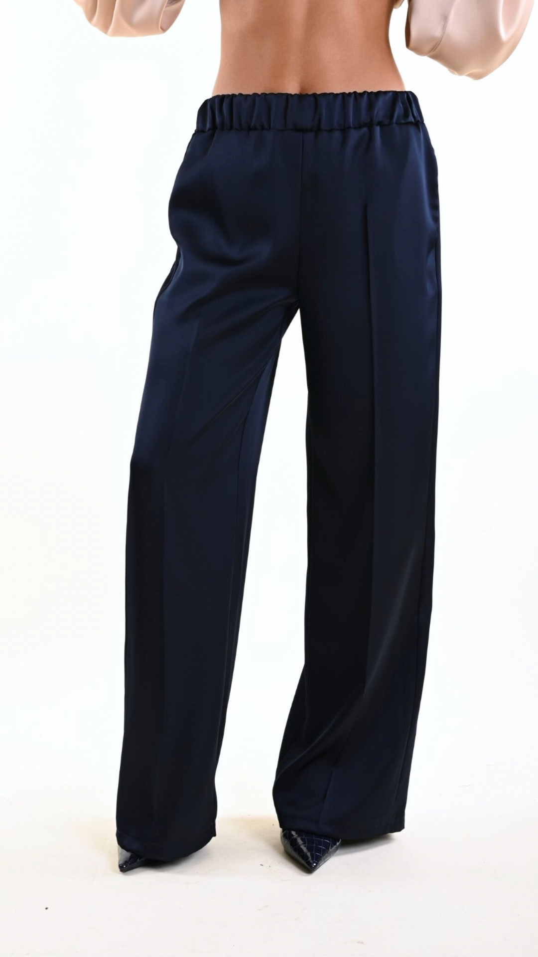 Pantalone palazzo satin Vanchi