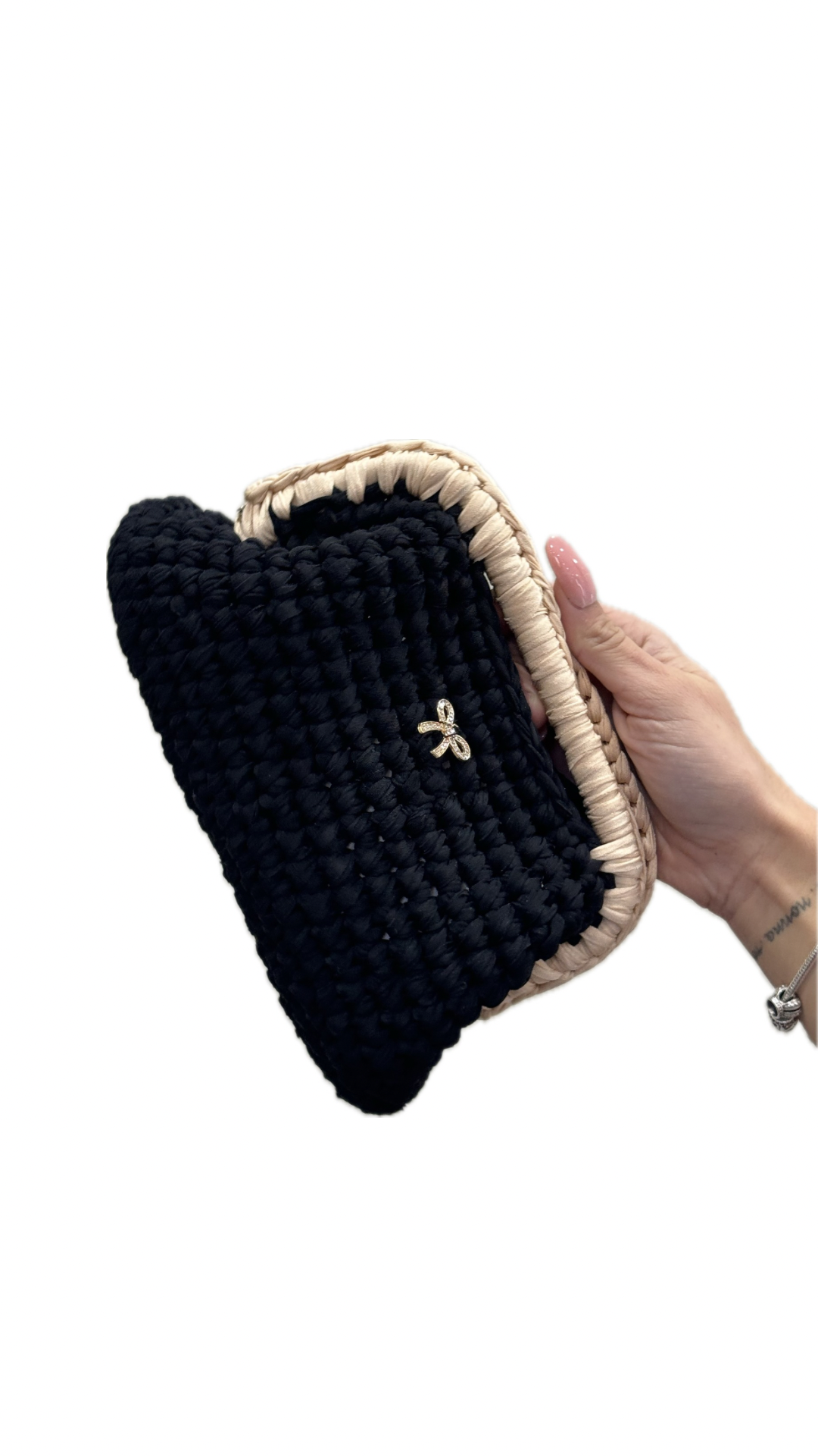 Clutch bag fiocco Amélie Vanchi