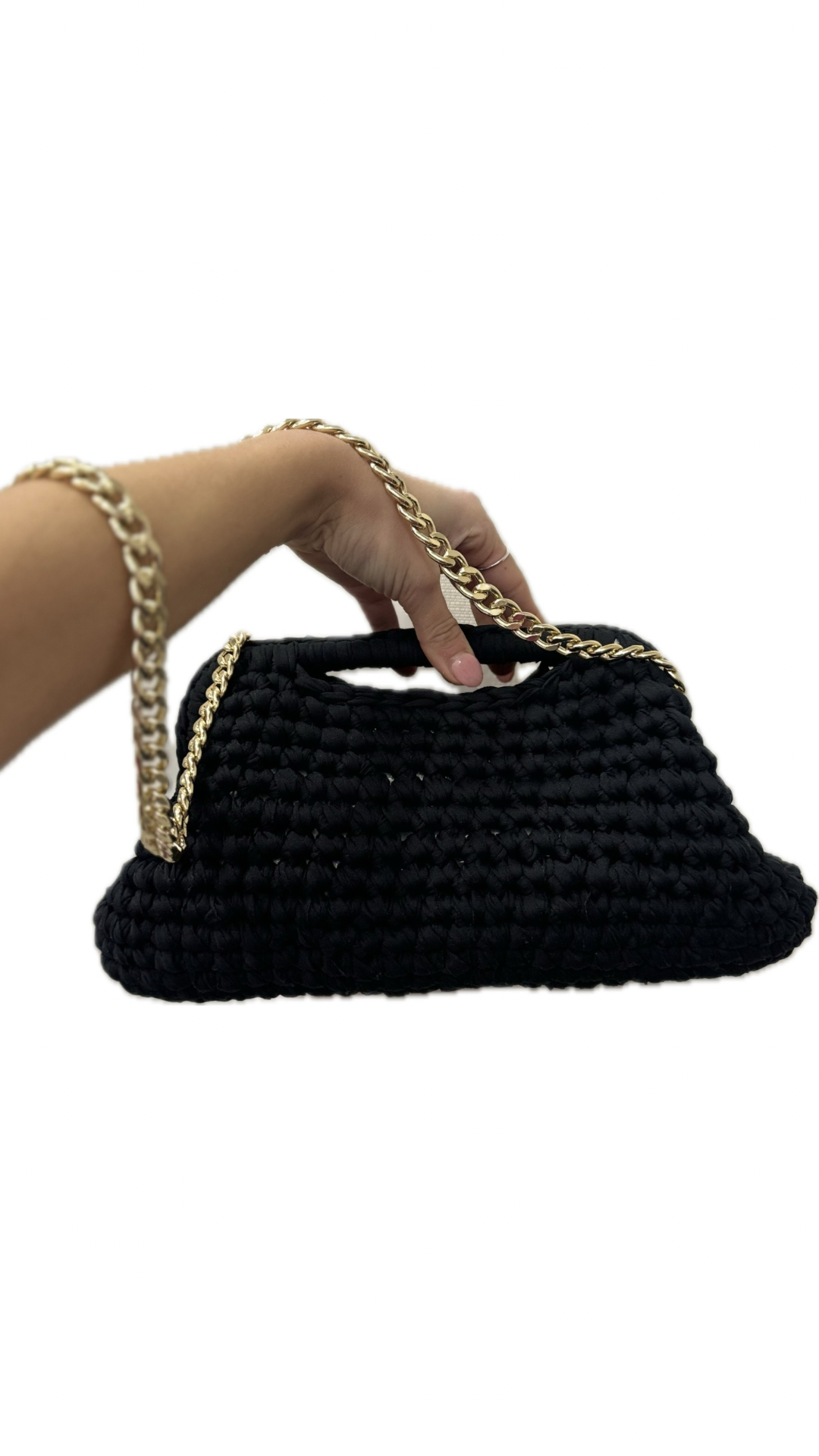 Clutch bag nera Zora