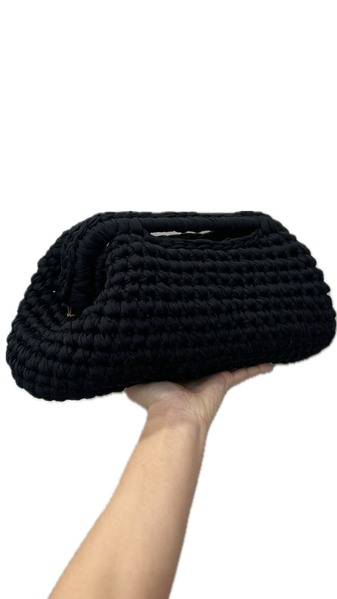 Clutch bag nera Zora