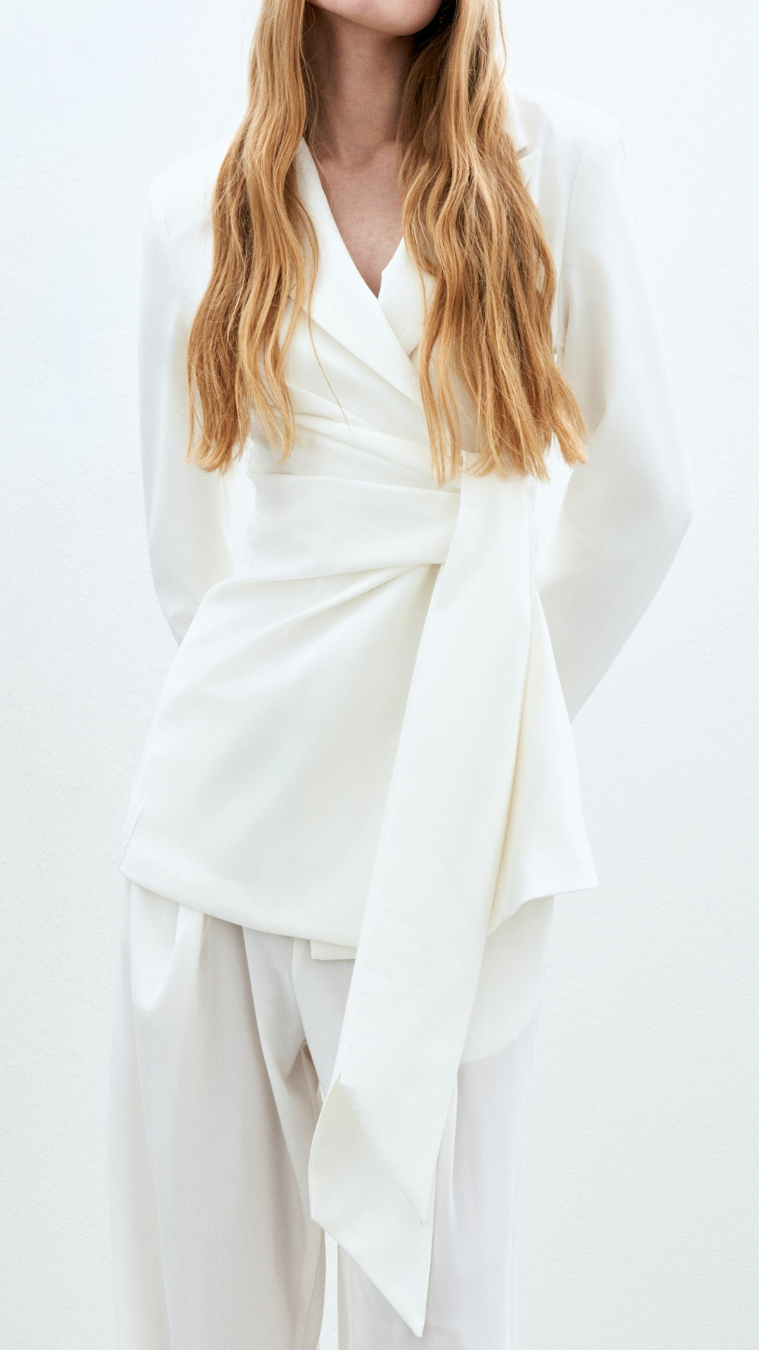 Giacca tailleur con nodo Vanchi