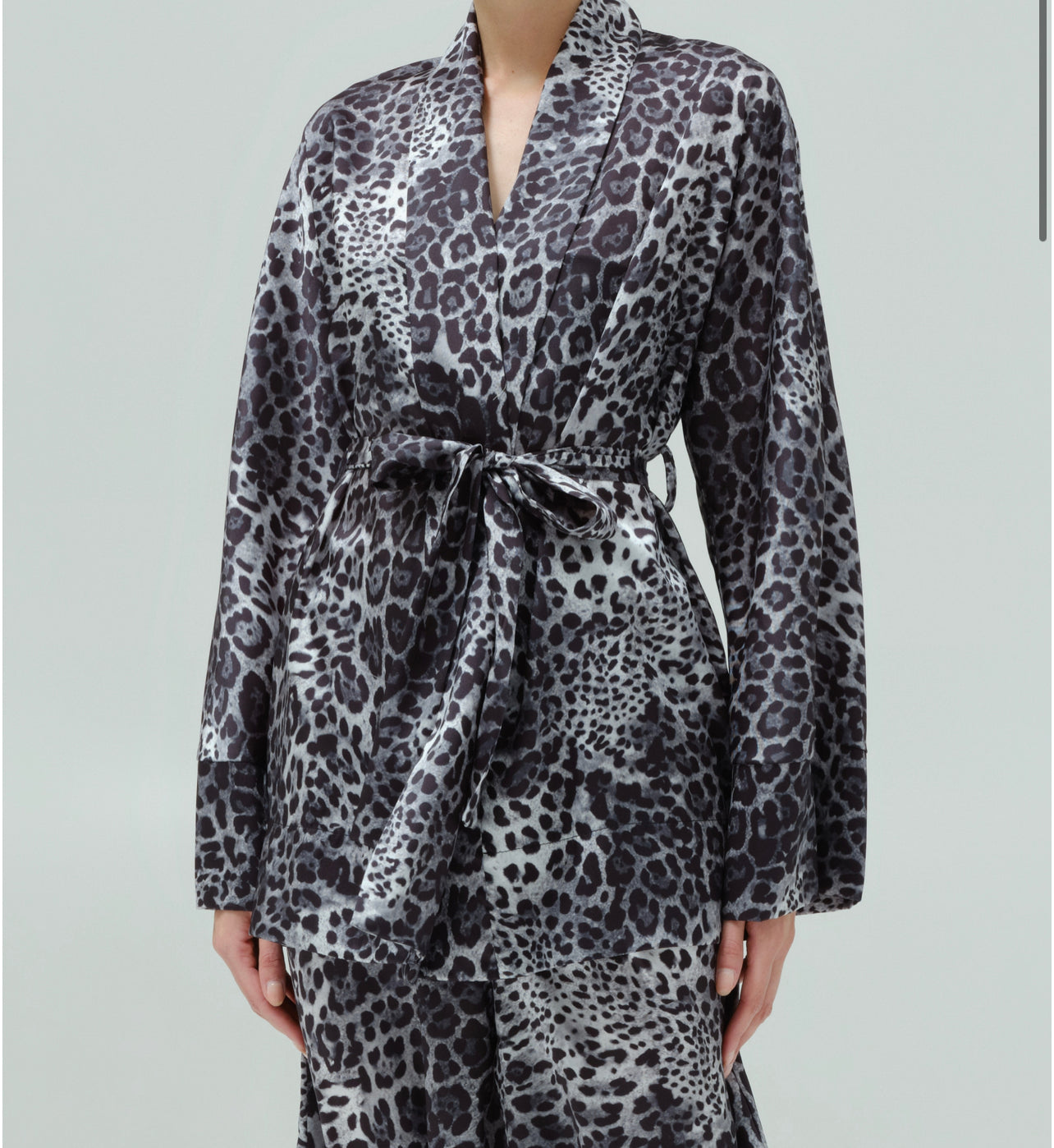 Giacca Kimono maculata