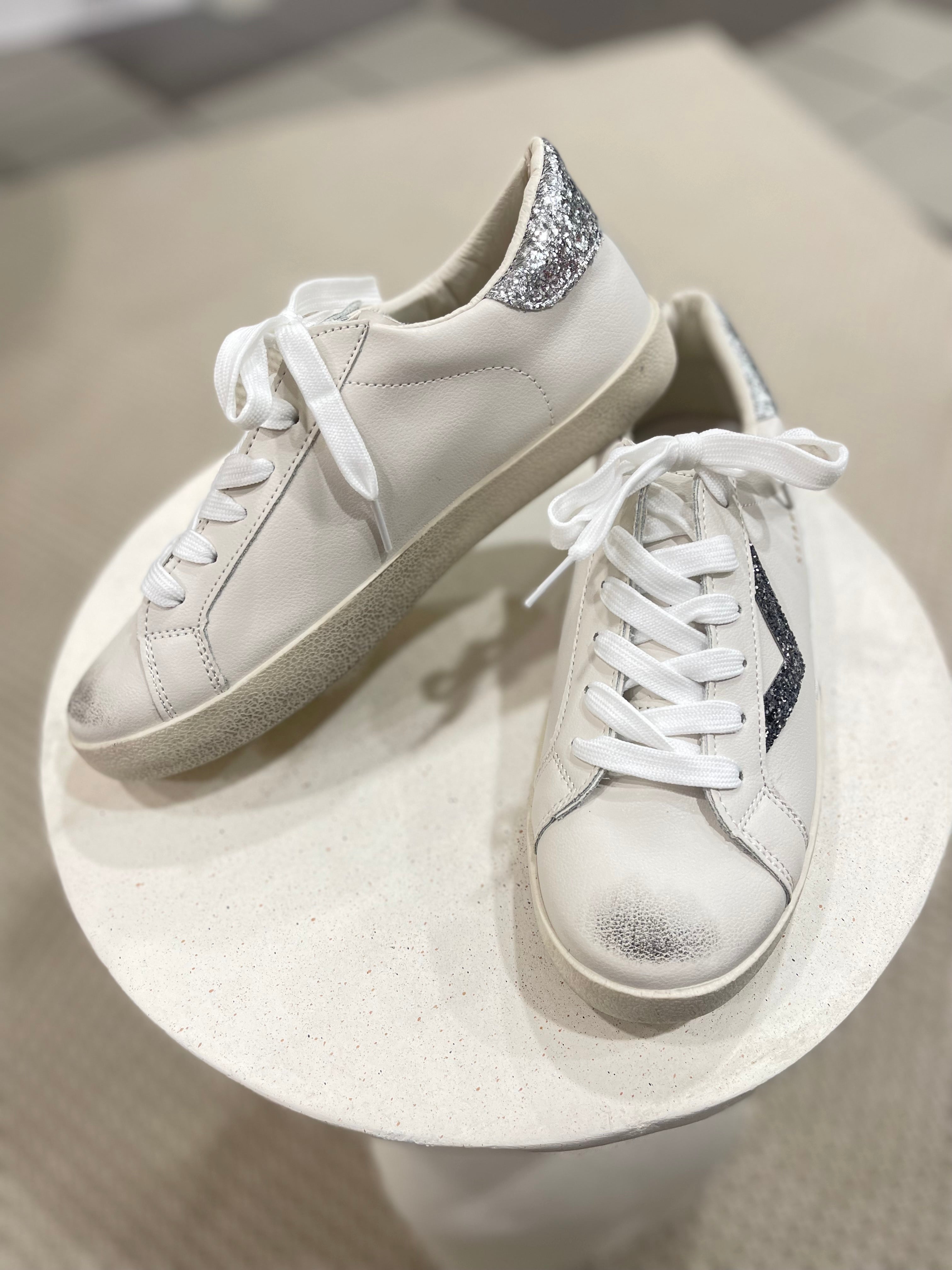 Sneakers con brillantini Vanchi
