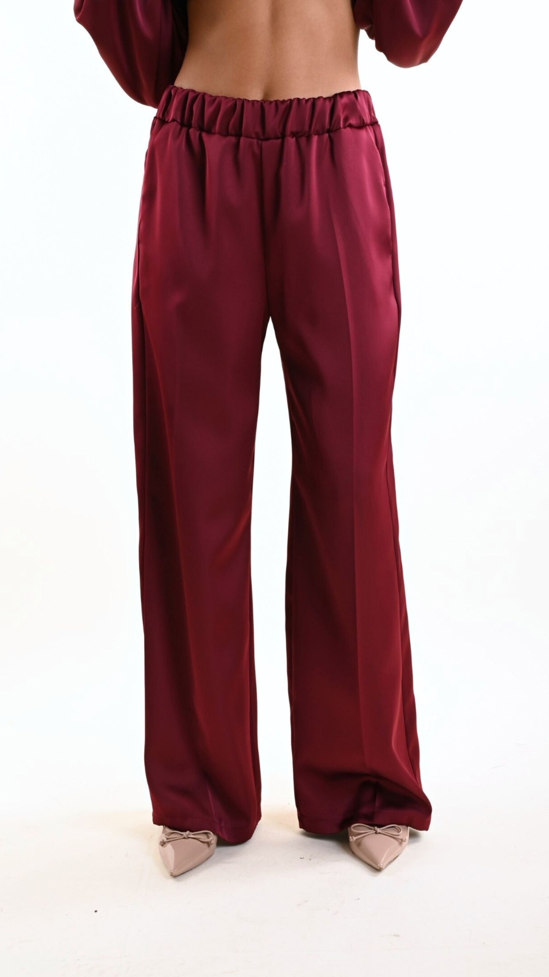 Pantalone palazzo satin Vanchi