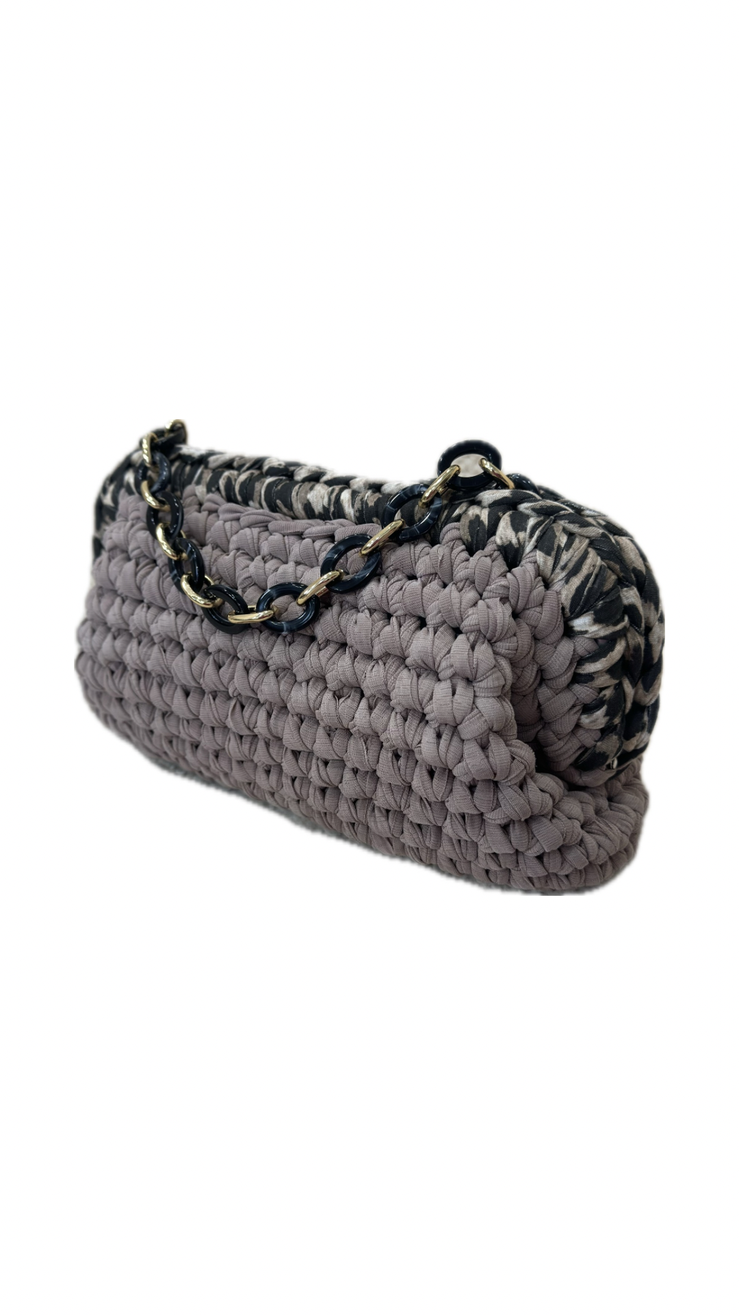 Clutch bag bicolore Daphne Vanchi