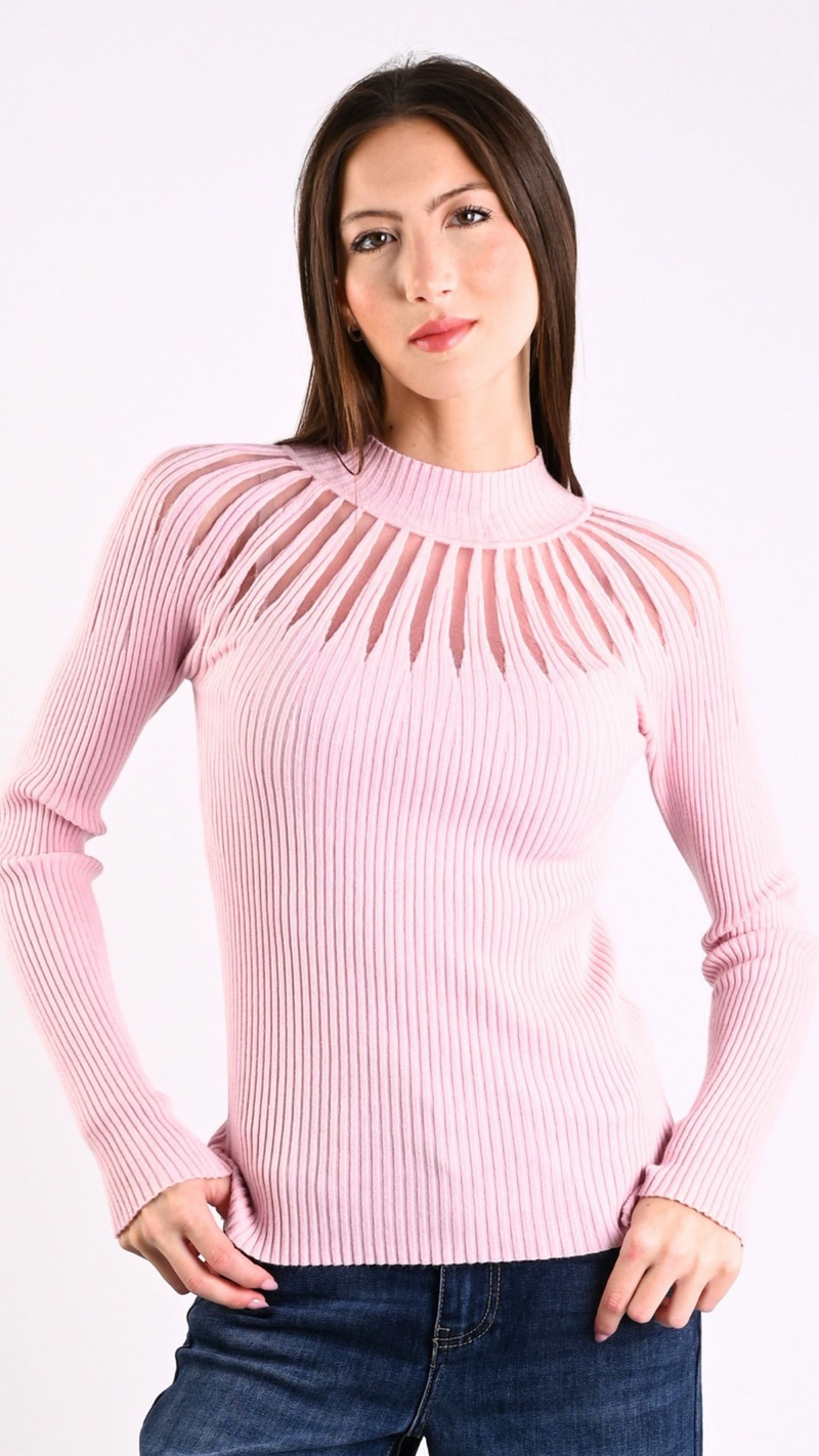 Maglia con effetto trasparenza Vanchi