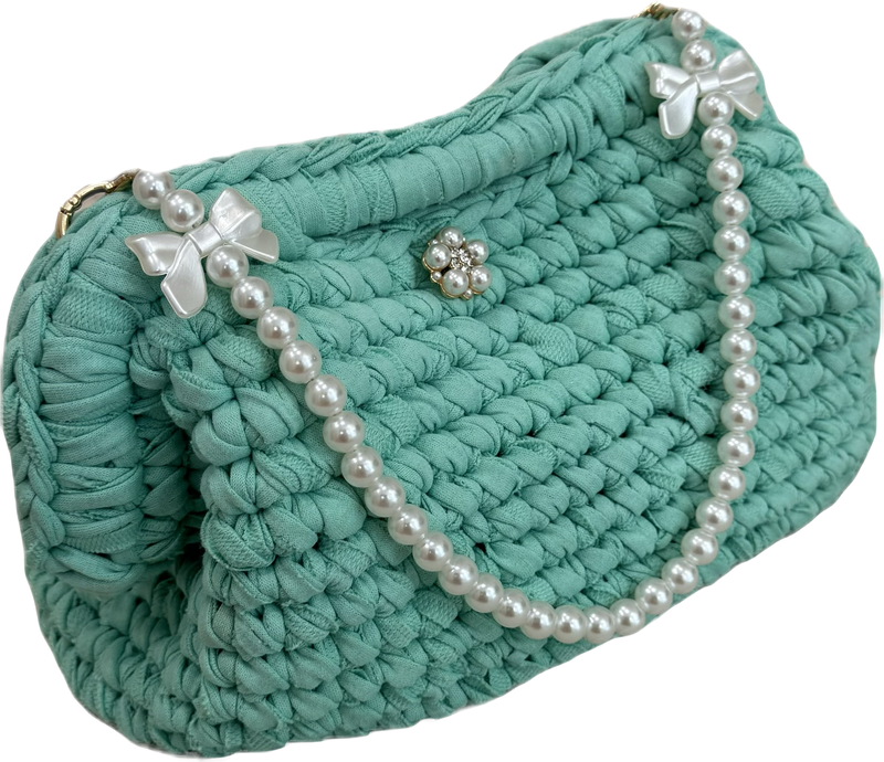 Borsa clutch Bag in tiffany Vanchi
