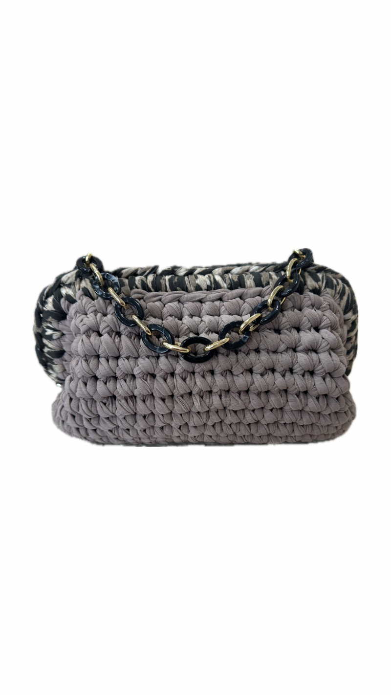 Clutch bag bicolore Daphne Vanchi