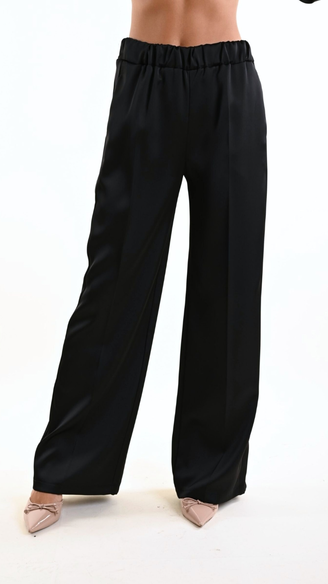Pantalone palazzo satin Vanchi