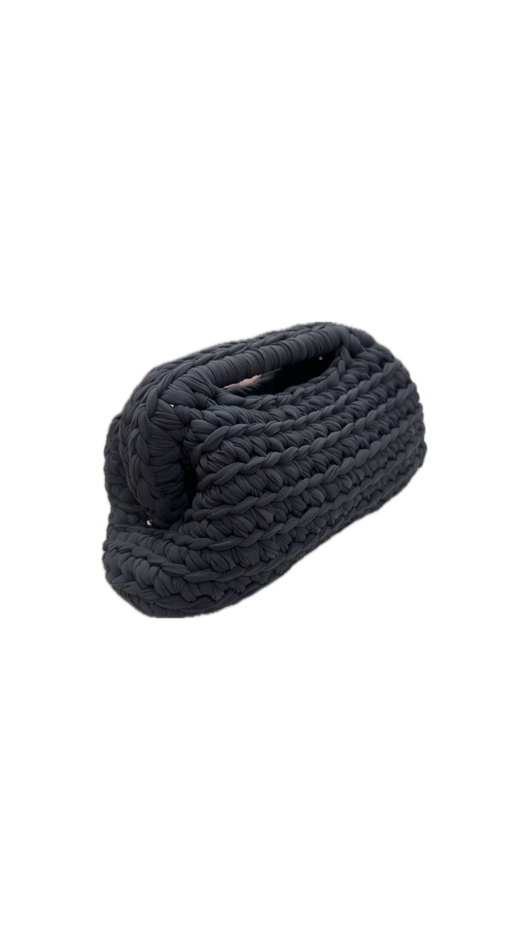 Clutch bag grigia “Zoe”