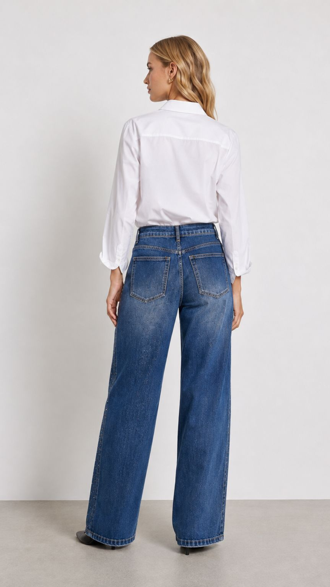 Jeans con strass Vanchi