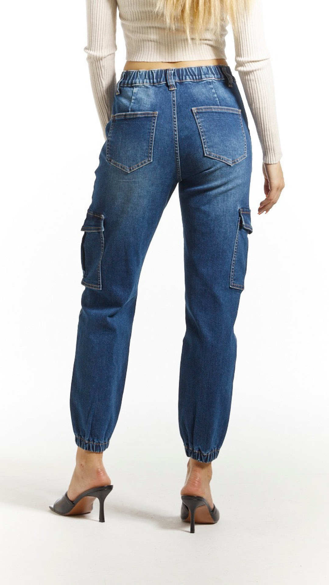 jeans vita alta donna