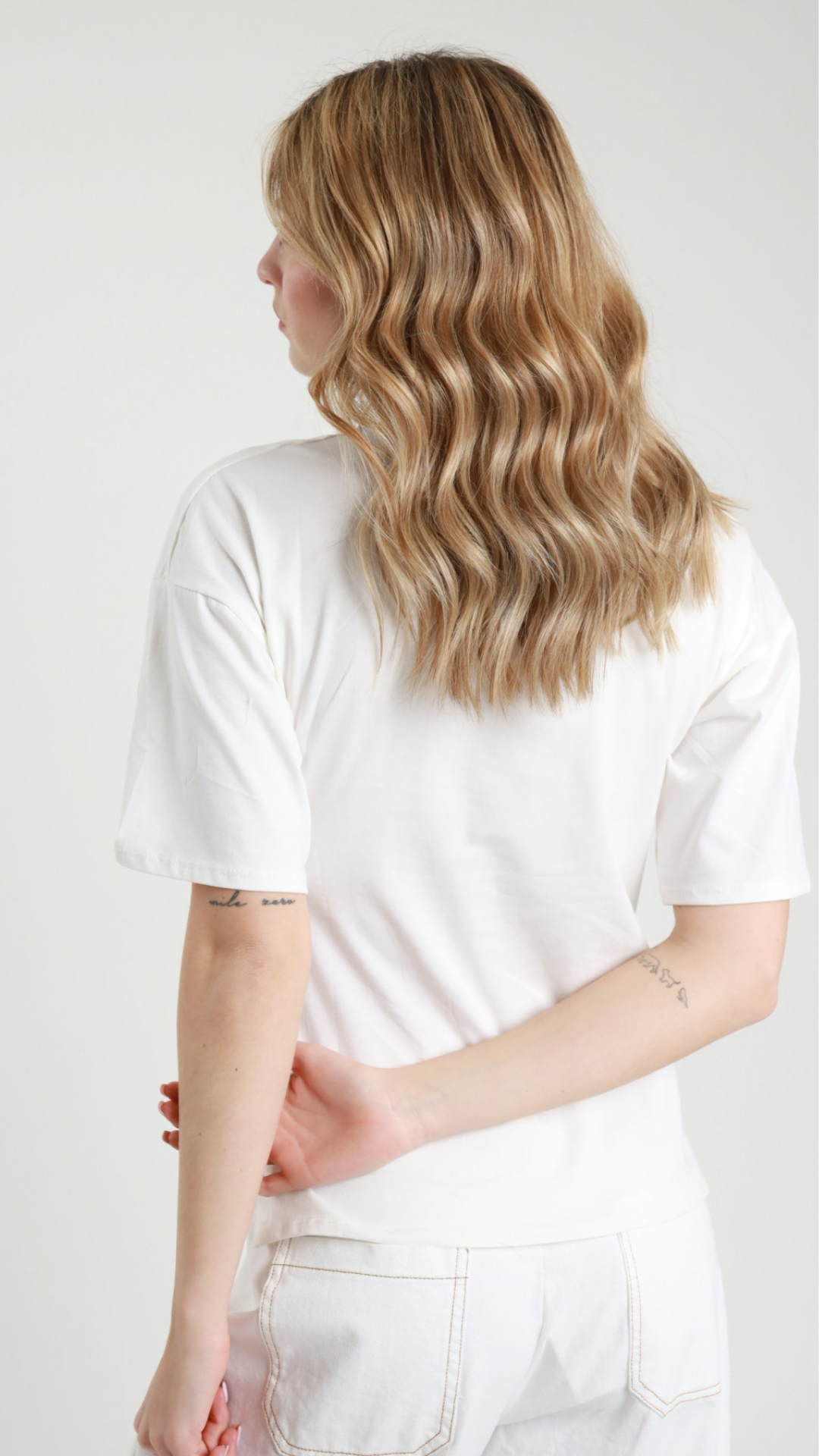 T-shirt inserto pizzo Vanchi