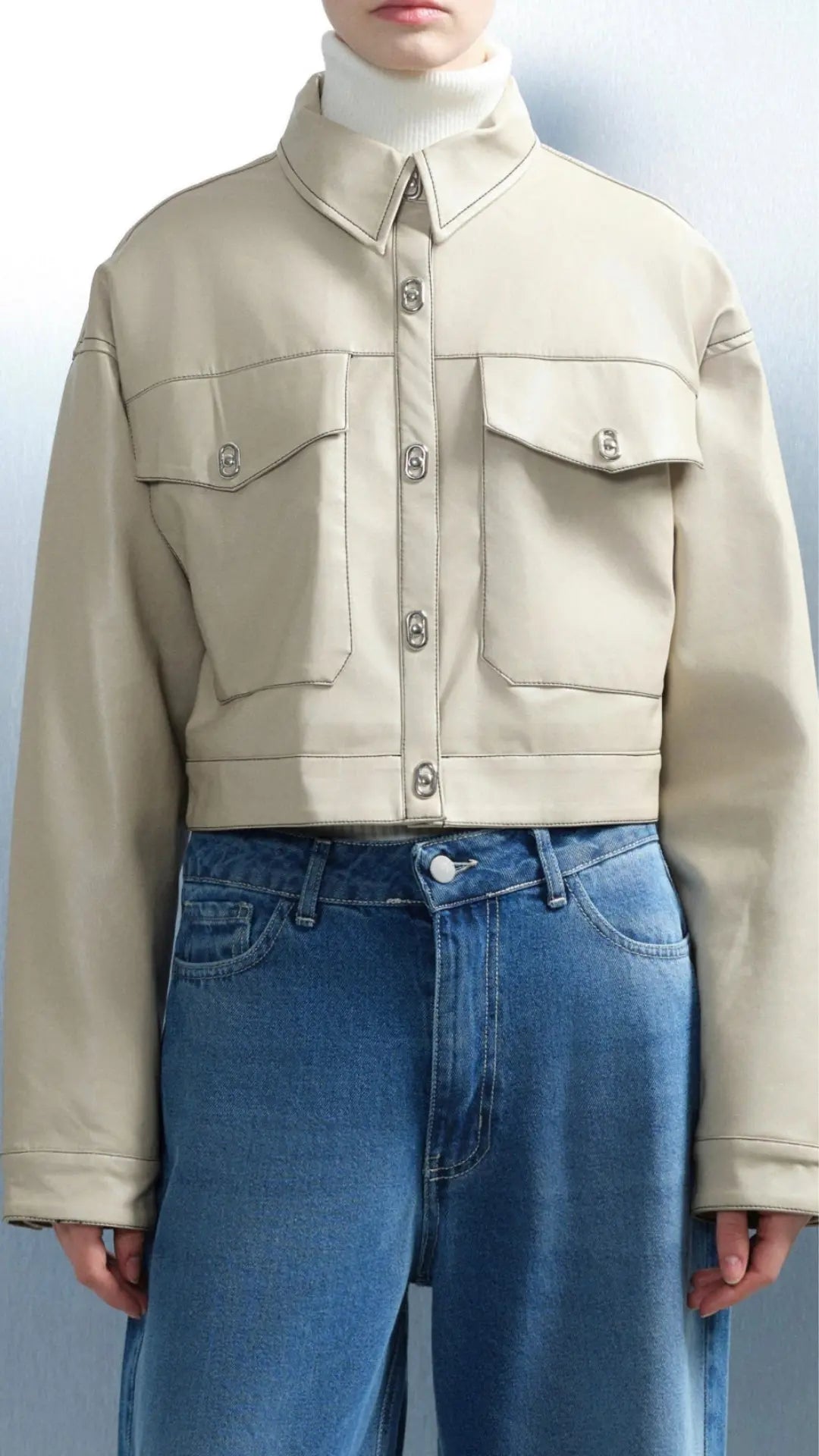 Giacca foderata con bottoni Vanchi