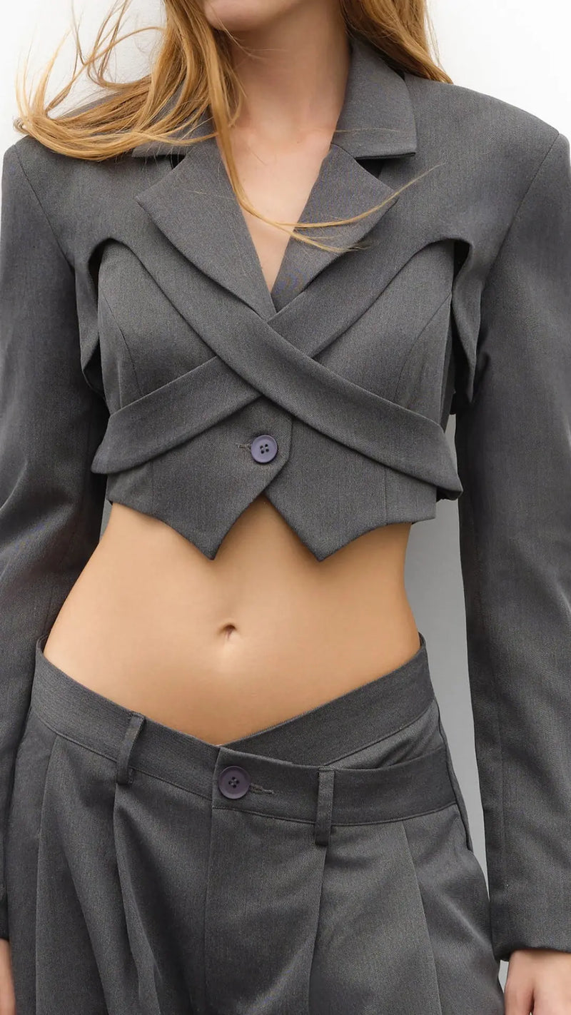 Blazer cropped Vanchi