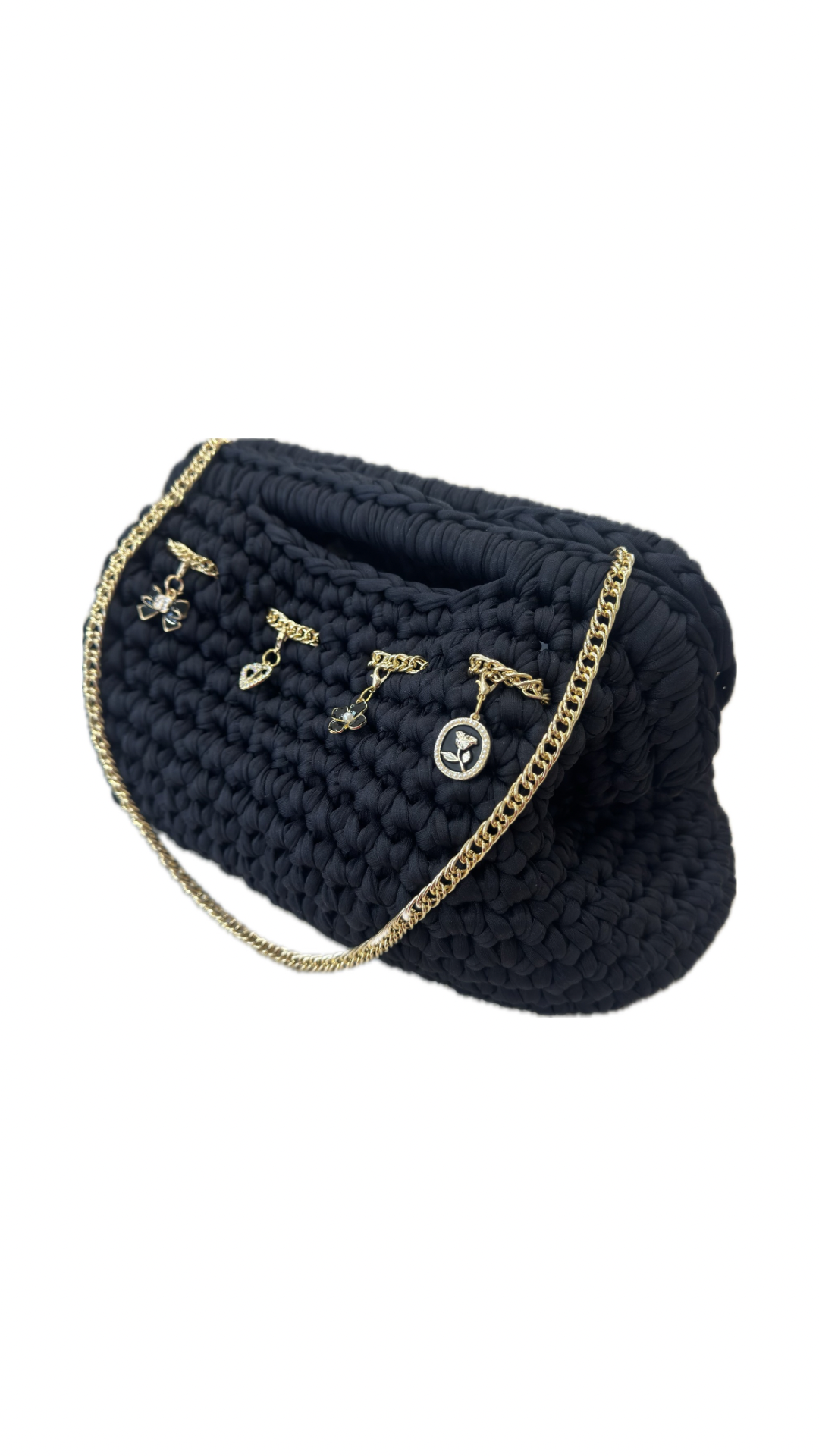 Clutch bag nera “Maya”