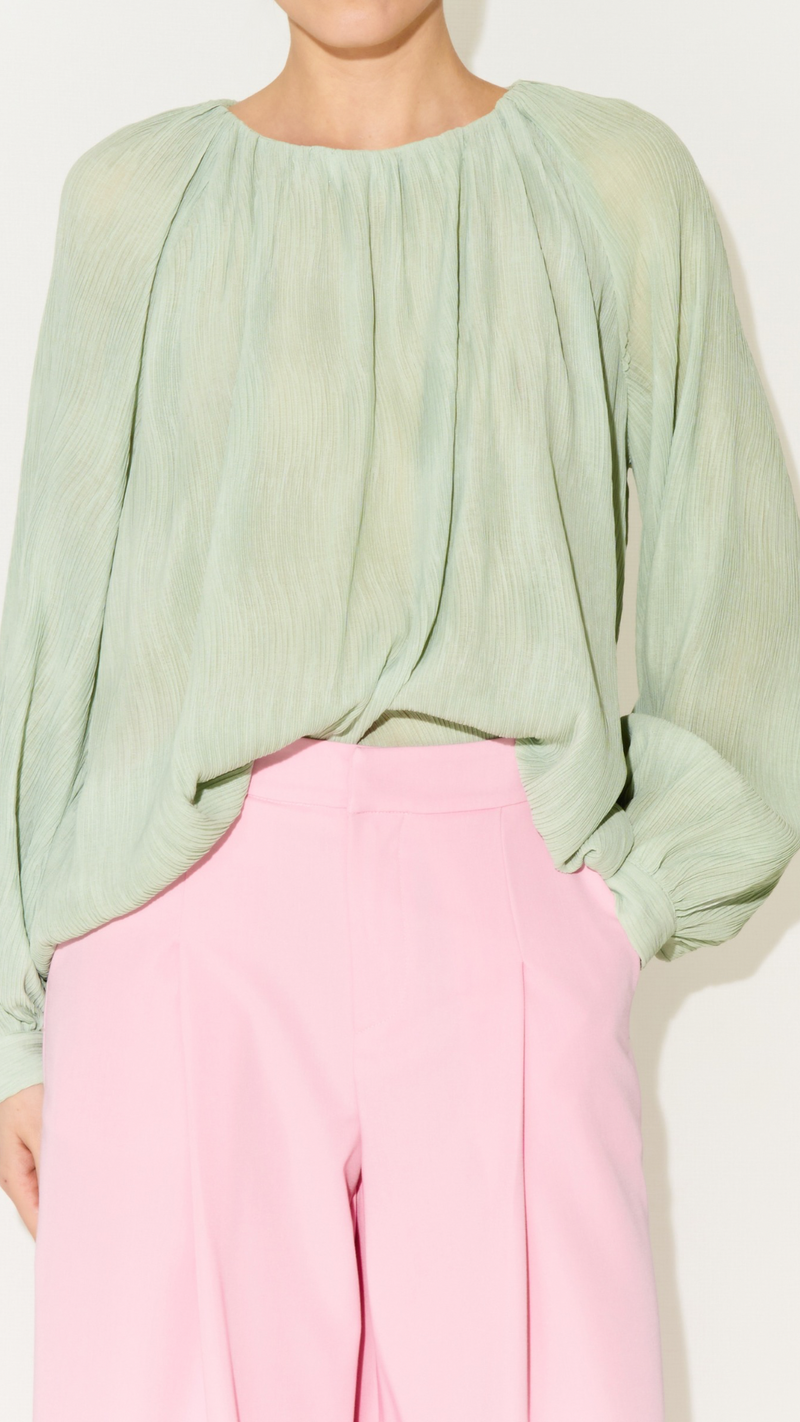 Blusa con scollo rotondo Vanchi