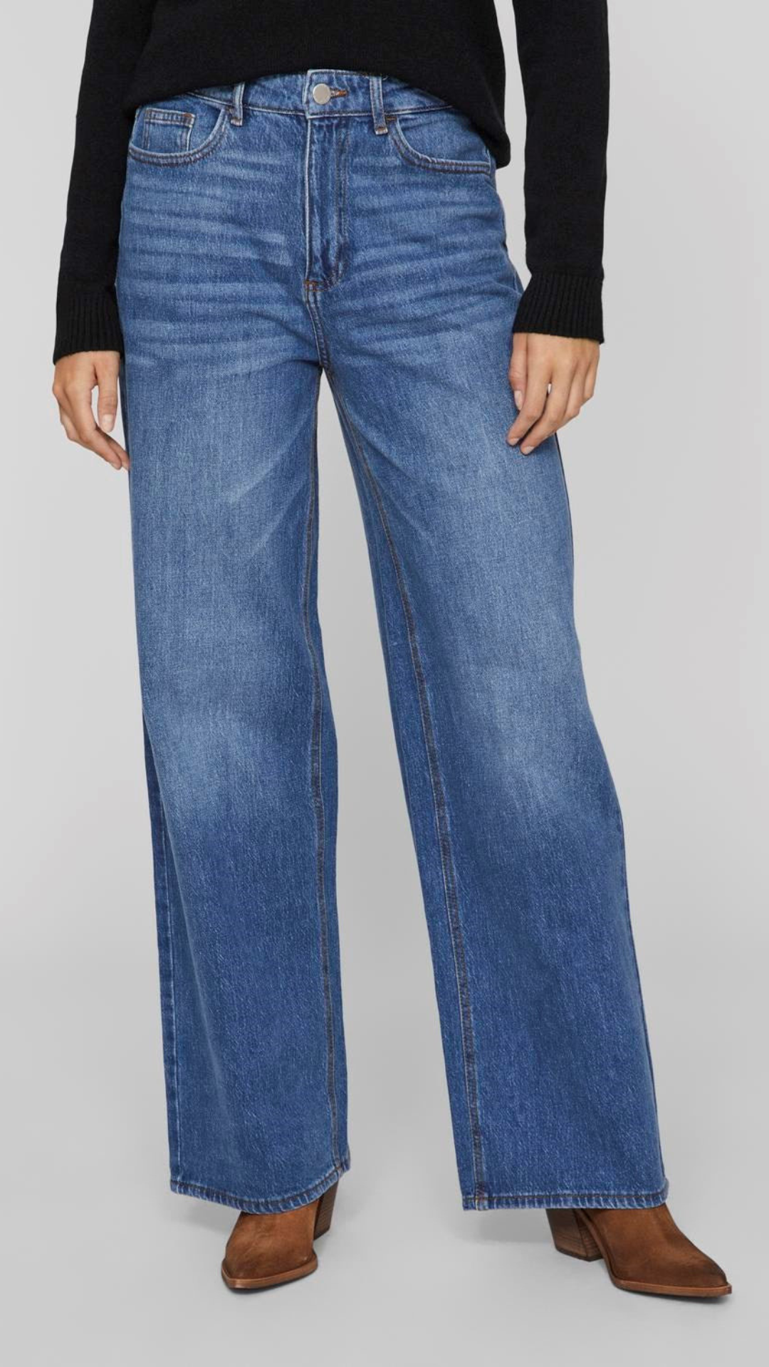 jeans vita alta donna