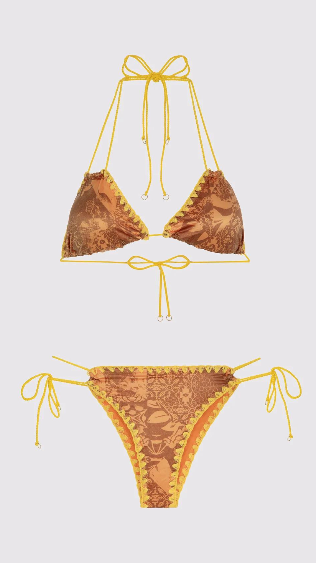 BIKINI TRIANGOLO E SLIP BRASILIANO REGOLABILE