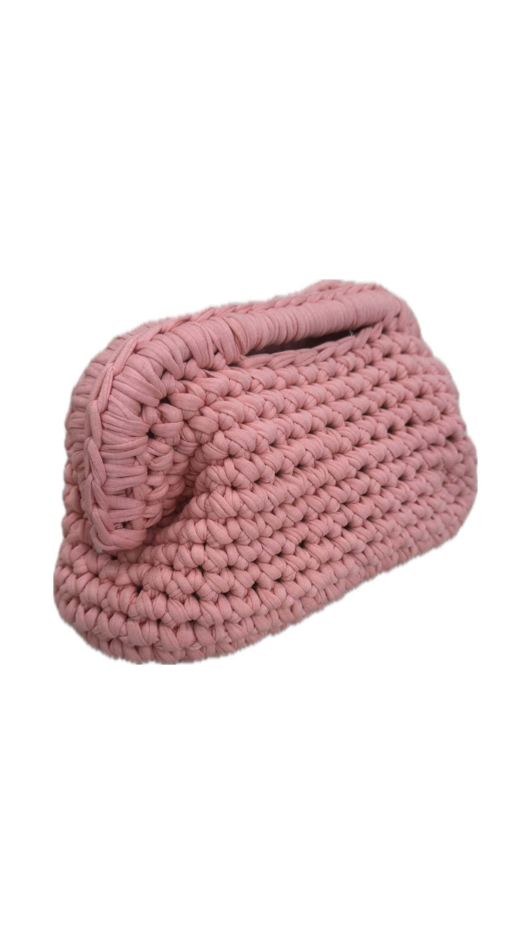 Clutch bag - borsa fatta a mano rosa