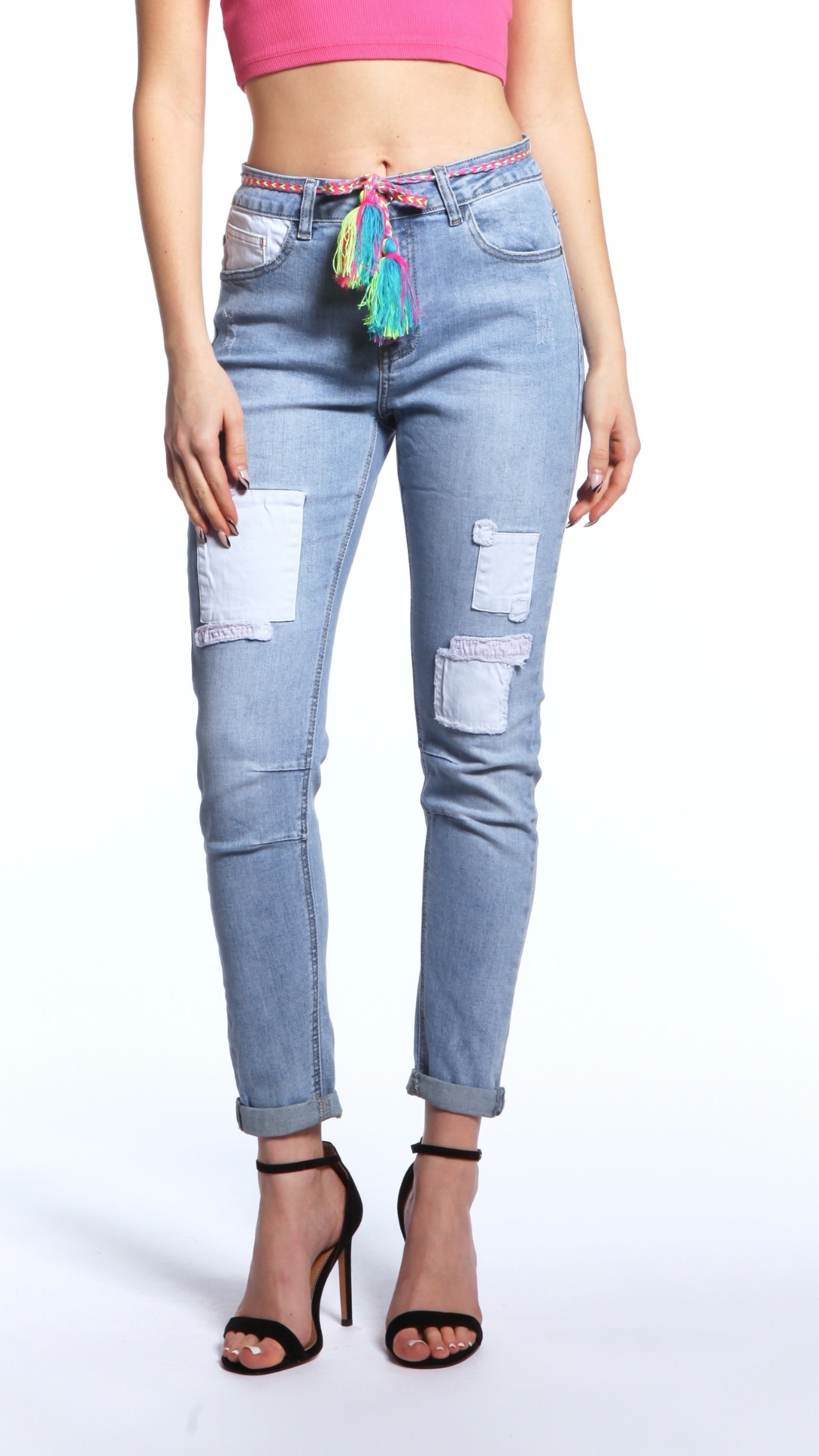 jeans vita alta donna