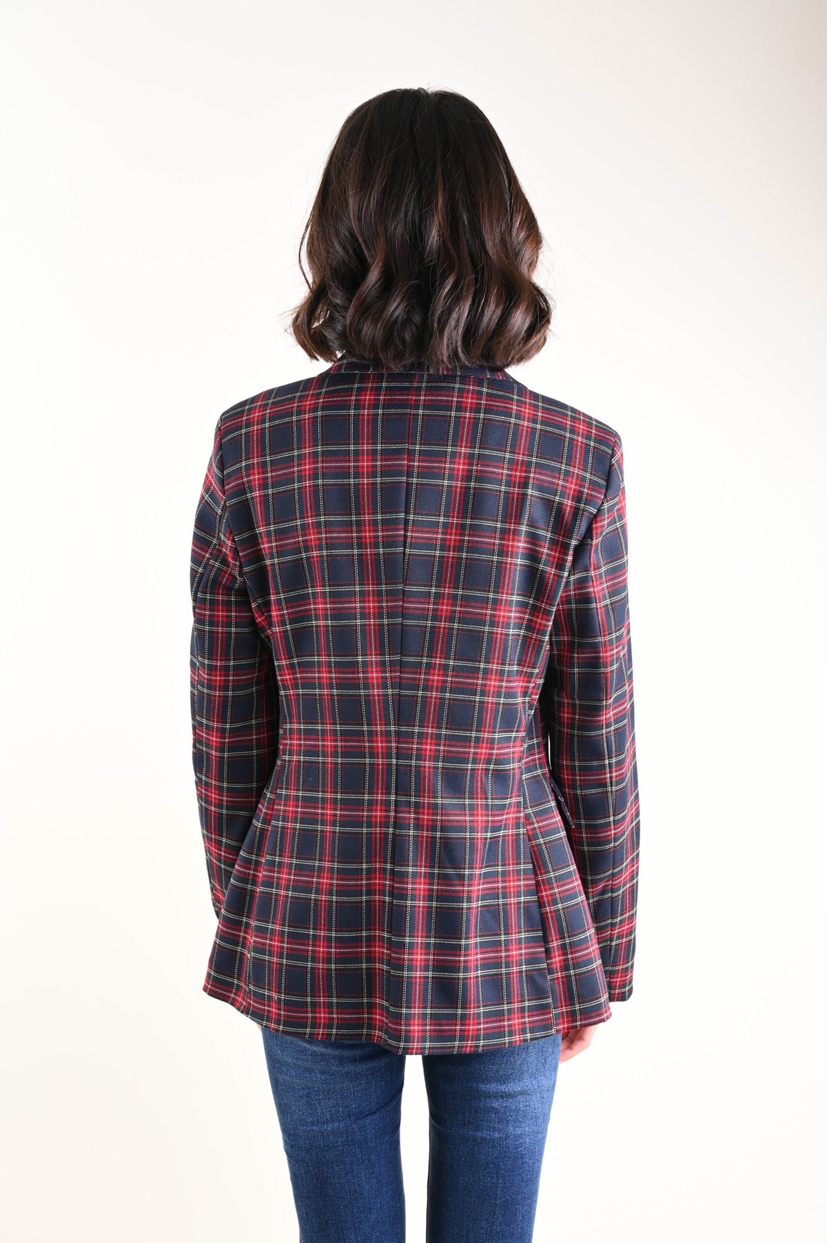 Giacca fantasia tartan