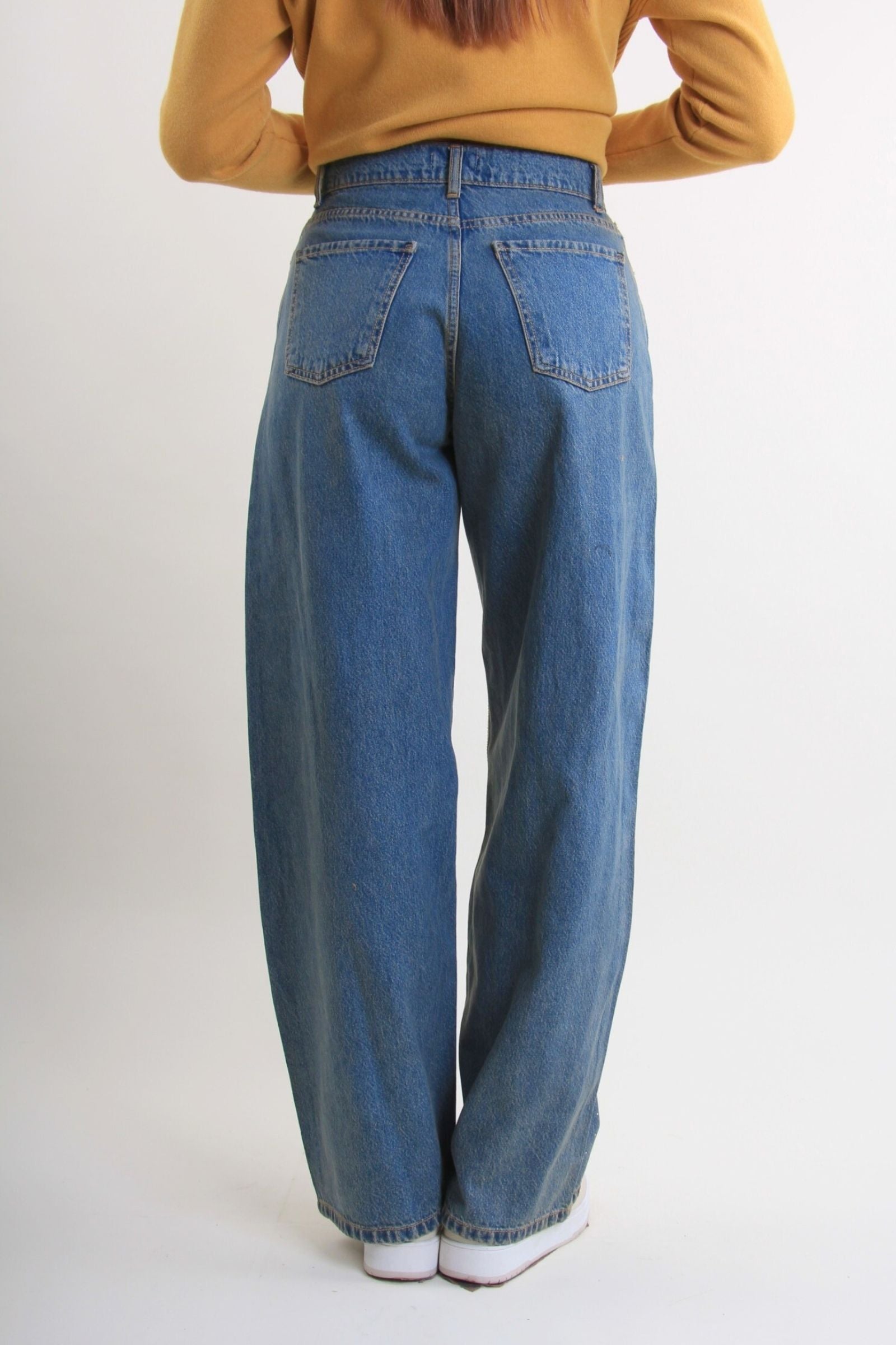 Jeans Wide-leg con strass Vanchi