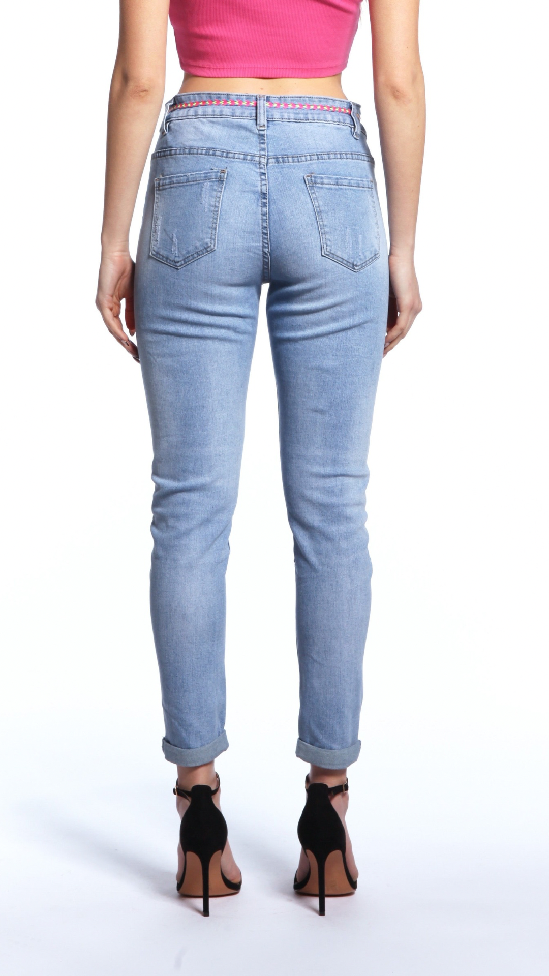 jeans vita alta donna