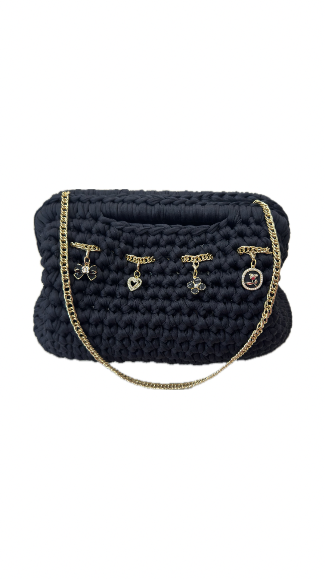 Clutch bag nera “Maya”