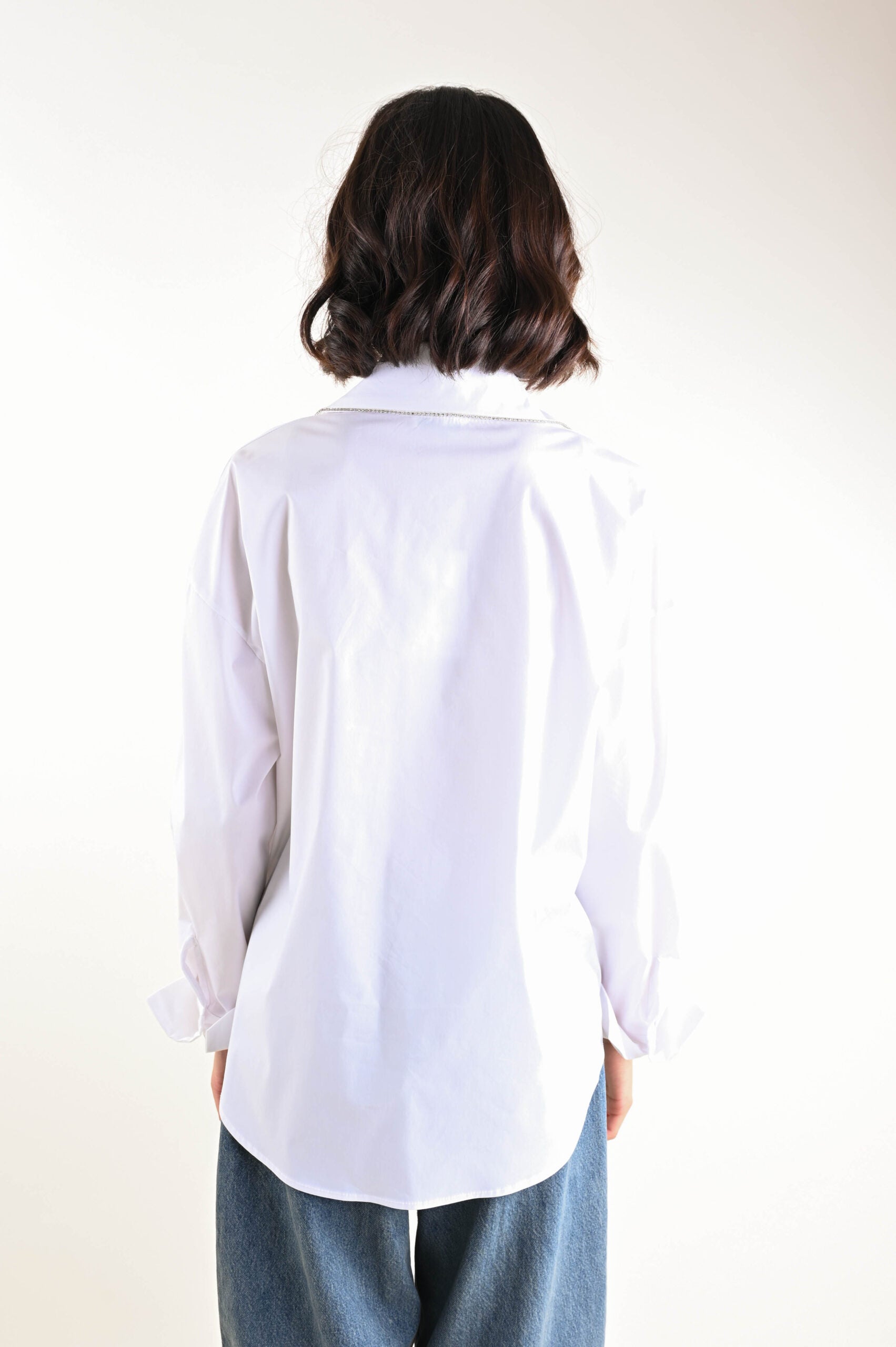 Camicia con dettaglio di strass Vanchi