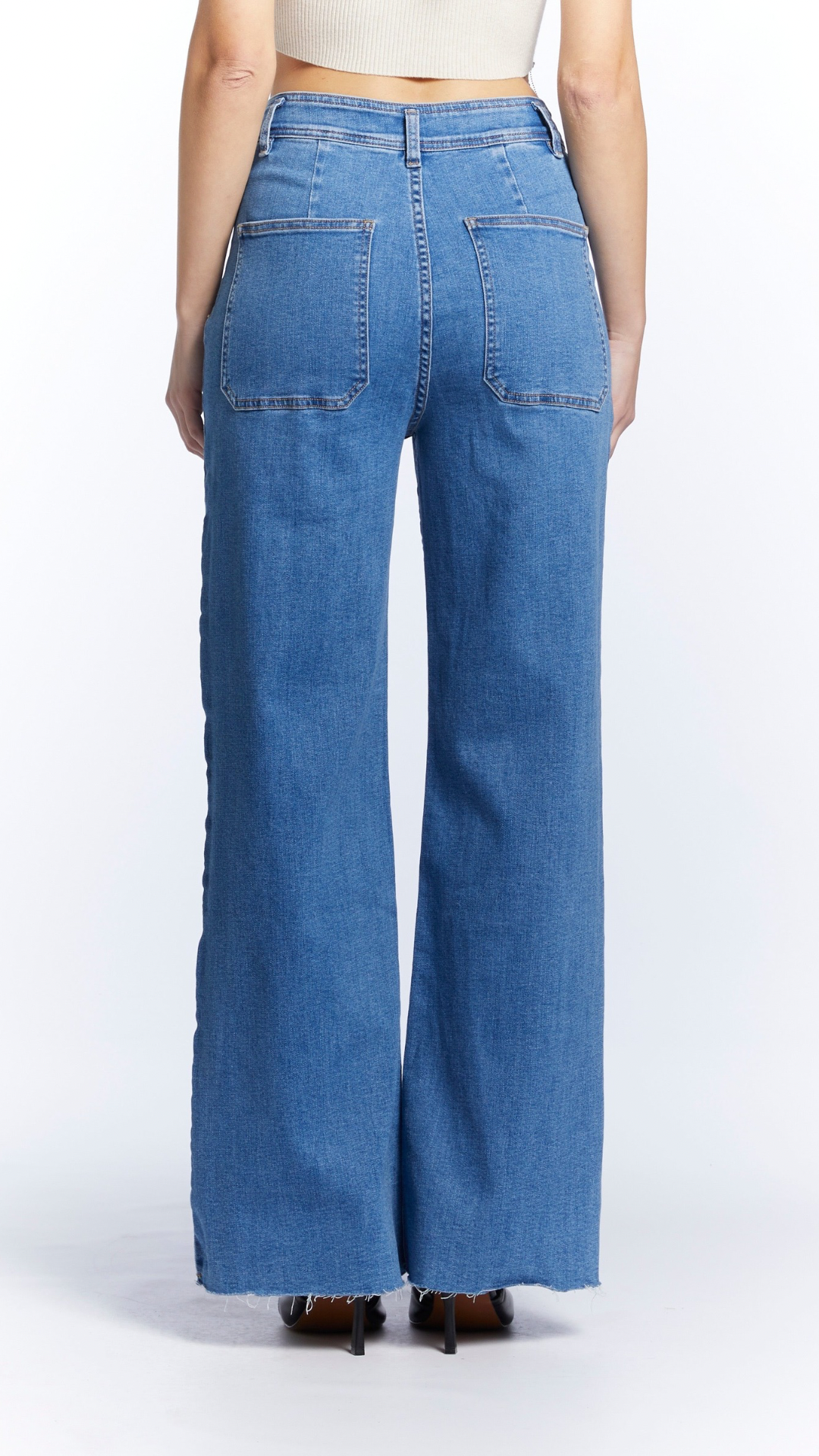 jeans vita alta donna