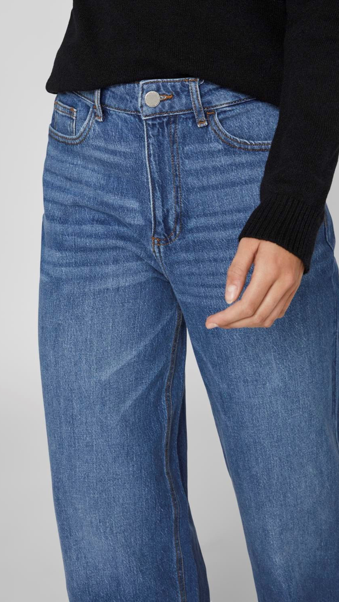 jeans vita alta donna