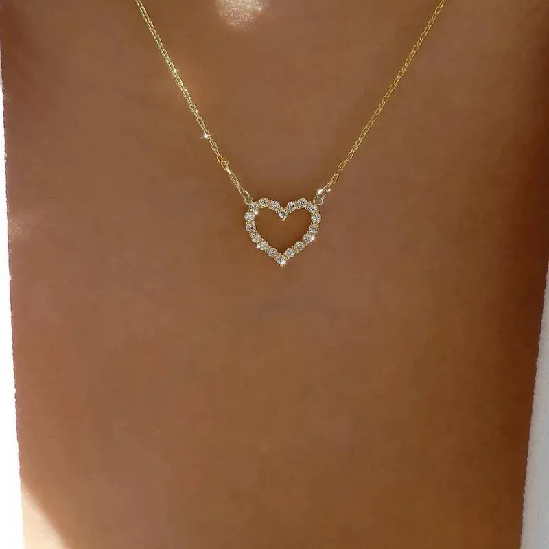 Collana con ciondolo cuore