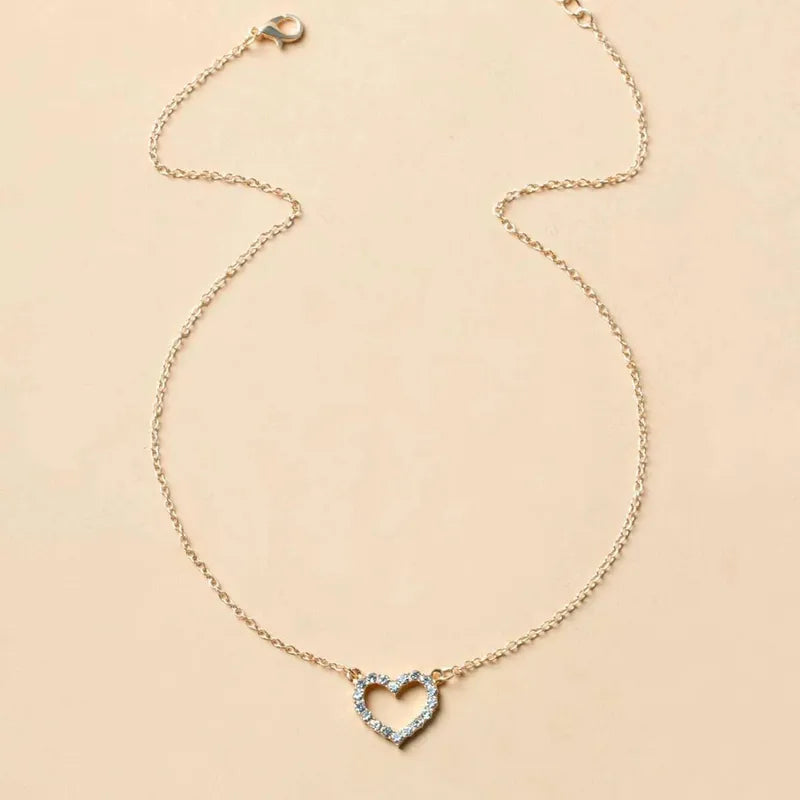 Collana con ciondolo cuore