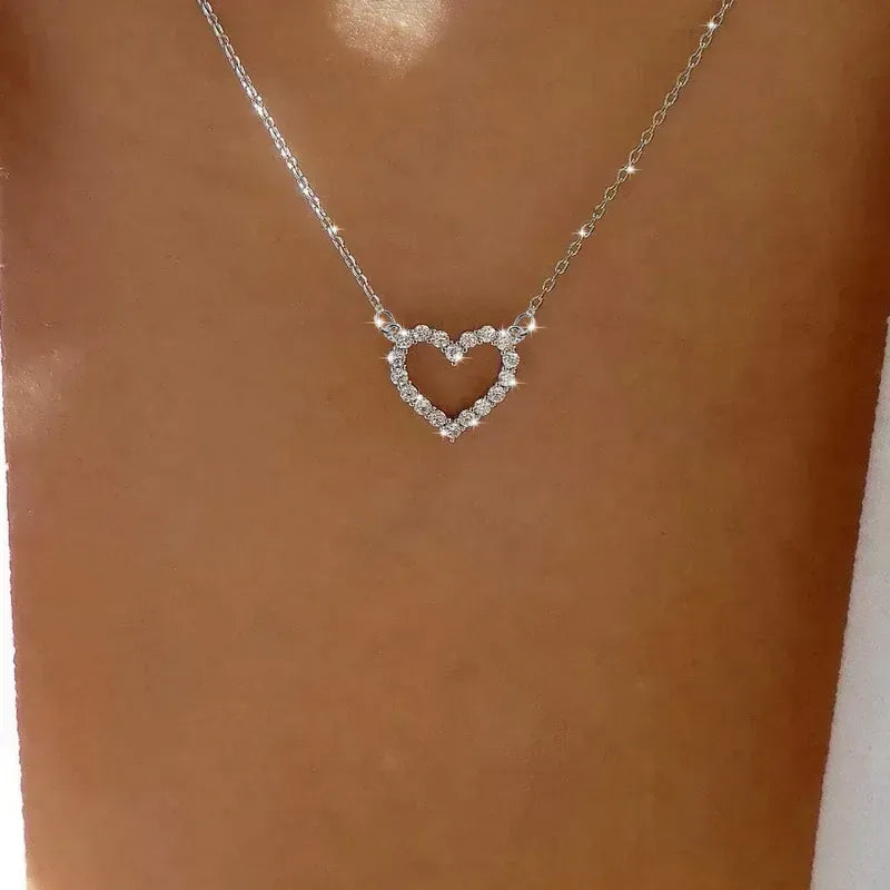 Collana con ciondolo cuore