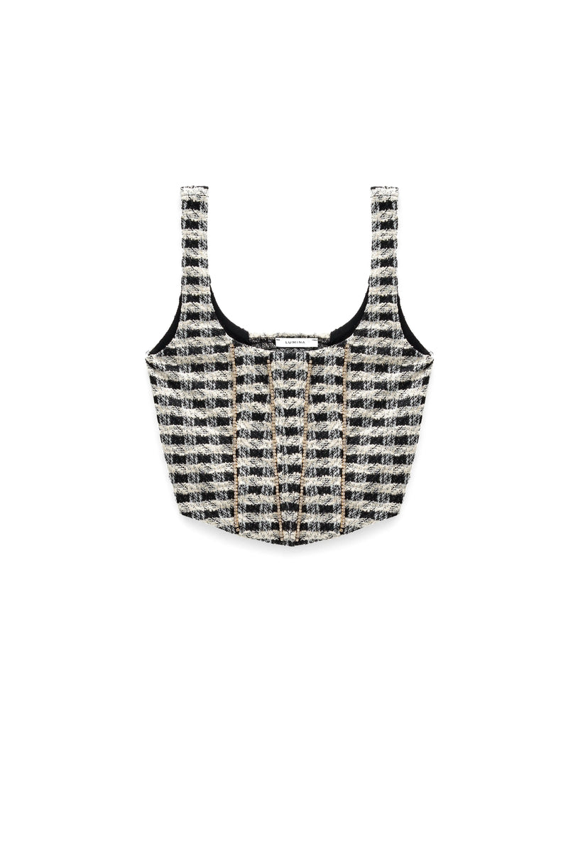 Top pied de poule Vanchi