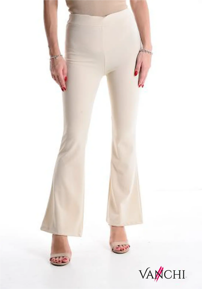 Pantalone a zampa con elastico Vanchi